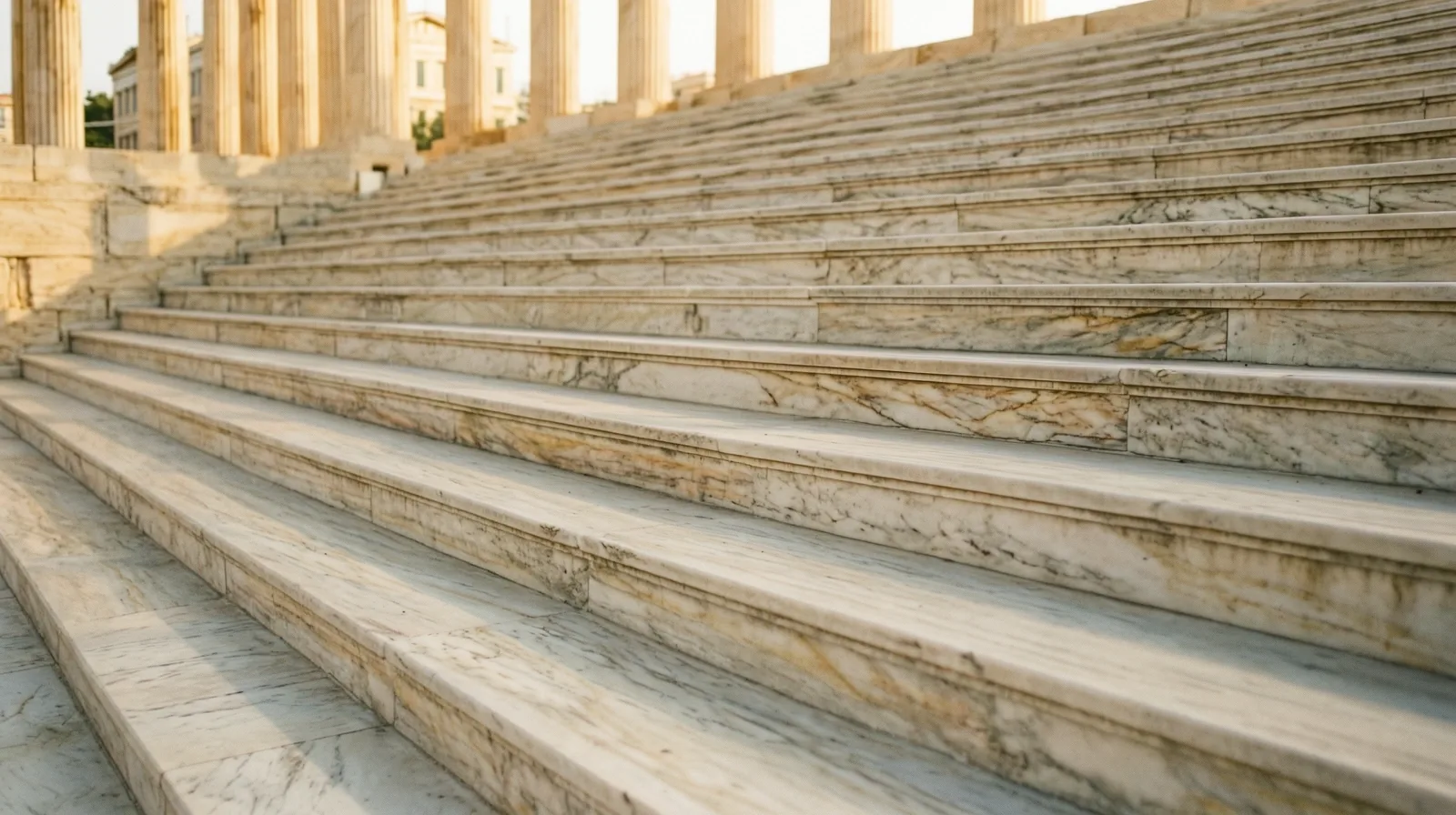 Limestone texture under Athens sun